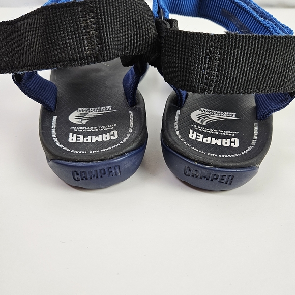 Camper Match T-Strap Outdoor Hiking Sandals Blue Size 45 (US 12) - Picture 4 of 8